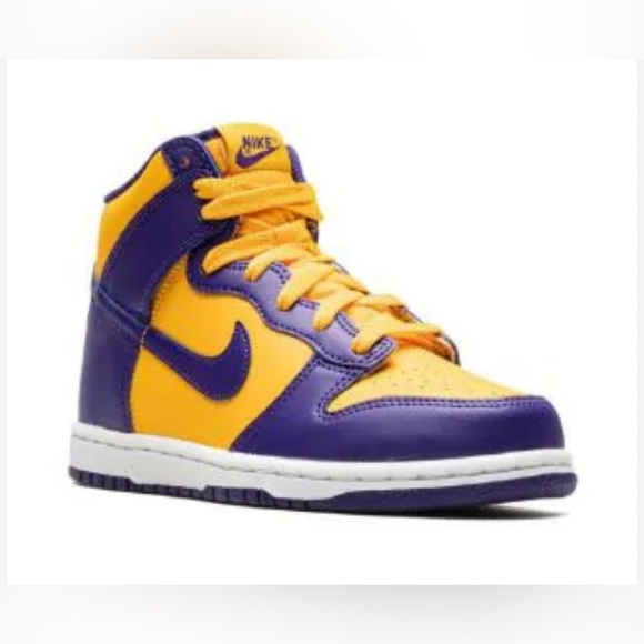 Nike Lakers Dunk High Retro size 12 - Picture 5 of 8